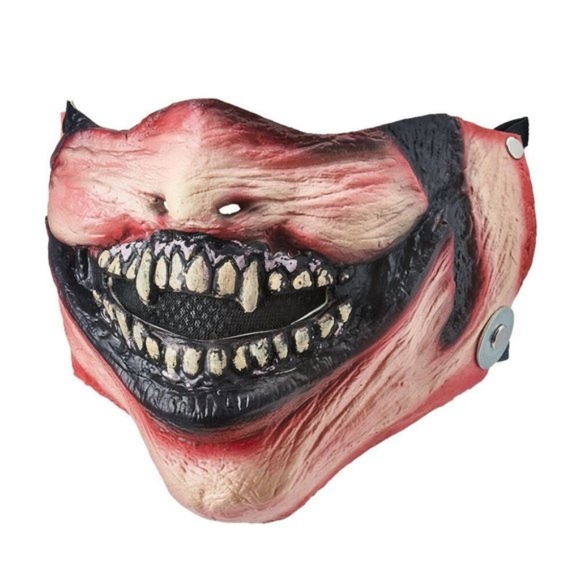 WWE Bray Wyatt "The Fiend" Replica Half Face Latex Mask - Picture 1 of 3